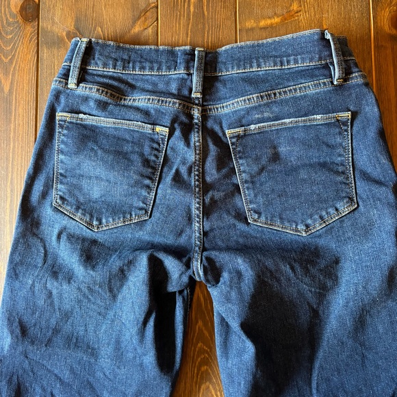 FRAME Le High Straight Jeans in Color Earth Bound |Dark Wash Size 26 EUC - Picture 10 of 11
